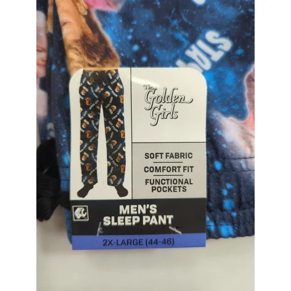 The Golden Girls Squad Goals Lounge Pants Sleep Pants Pajama Size 2X (44-46) NWT - Picture 3 of 5